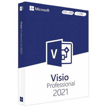 Ключ активации Microsoft Visio Professional  для 1 ПК